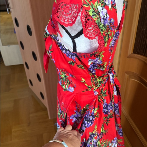 Samantha Sung fit and flare belted floral maxi dress sz 20. XXl - Picture 9 of 16